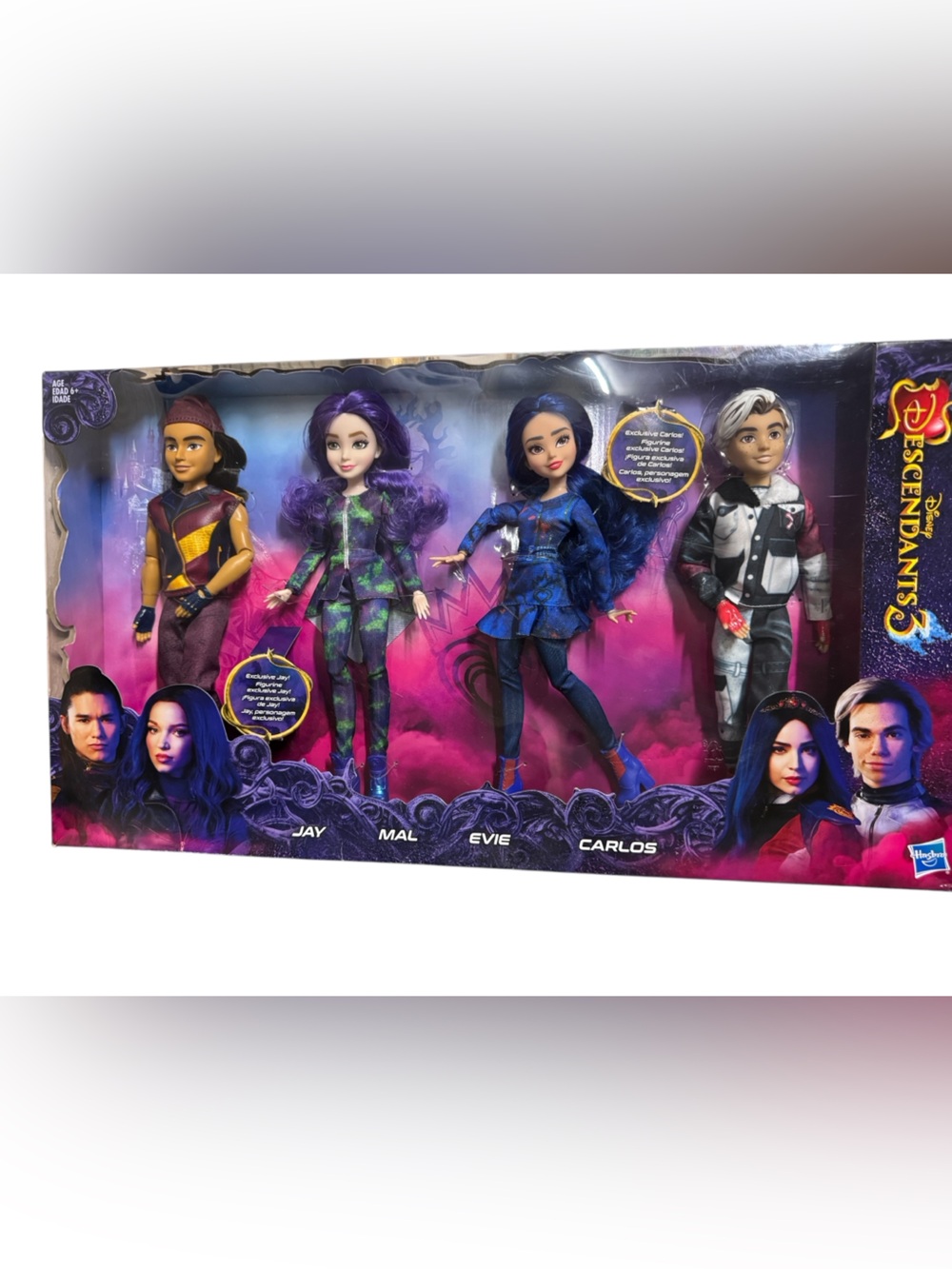 Disney descendants 3 doll collection set NEW